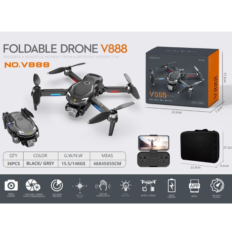 Haz clic para ver más imágenes DRON-V888