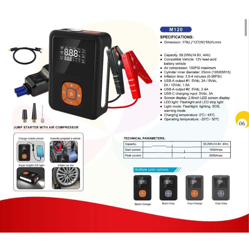 Haz clic para ver más imágenes BAT-M120