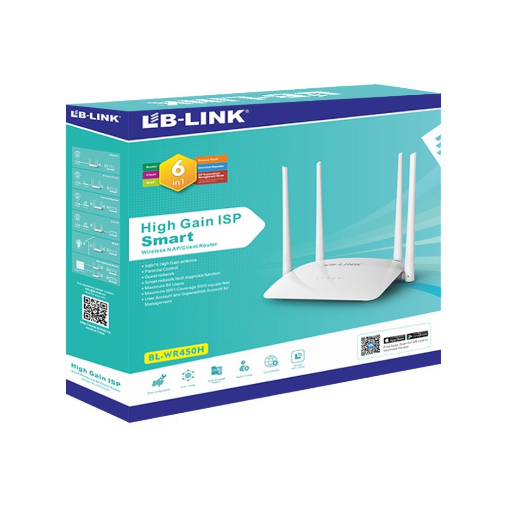 Haz clic para ver más imágenes ROUTER BL-WR450H