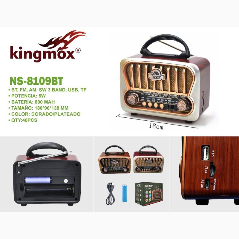 Haz clic para ver más imágenes NS-8109BT