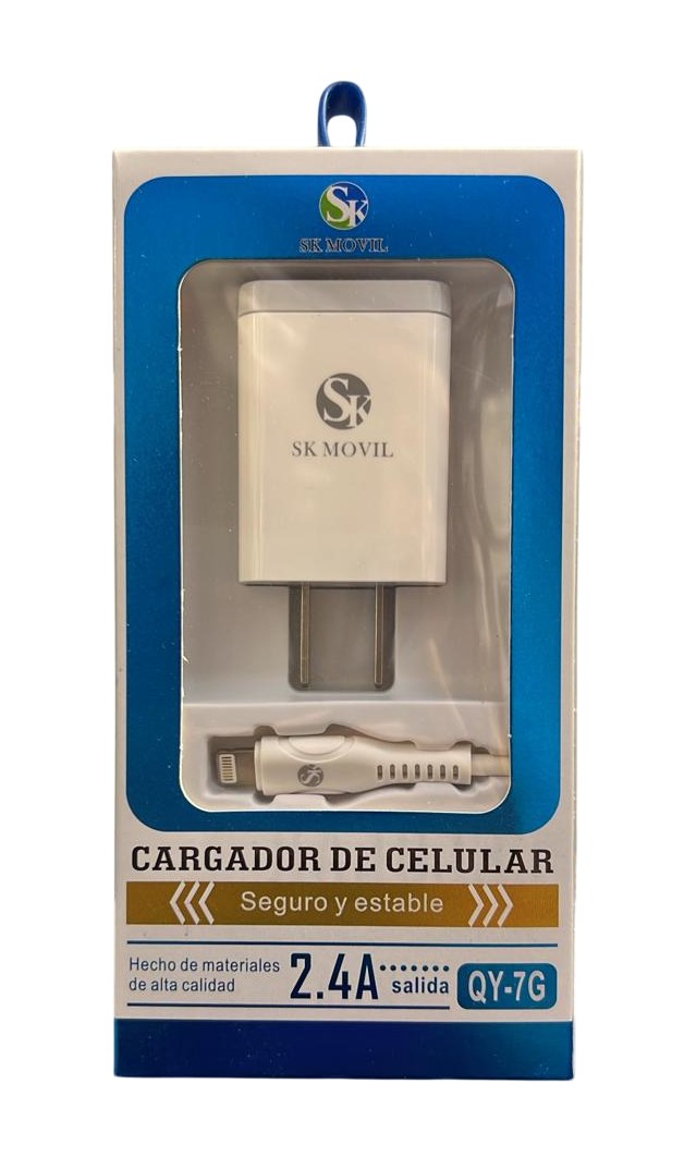 Haz clic para ver más imágenes CARGADOR QY-7G IPH
